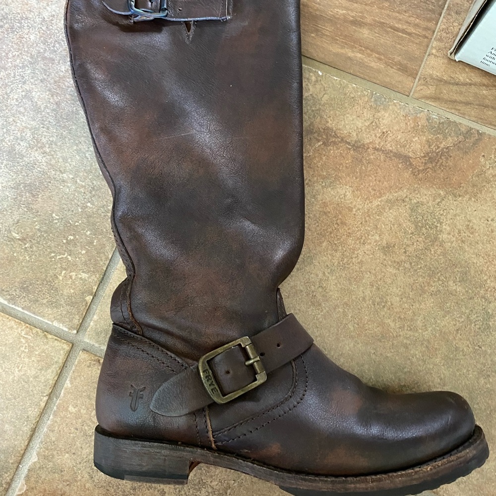 Frye Veronica Slouch Boot Womens 7 extended calf